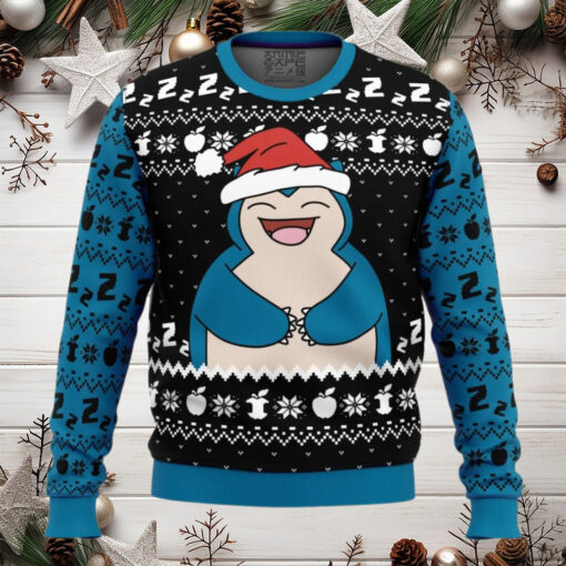 Snorlax Holiday Pokemon Anime Ugly Christmas Sweater