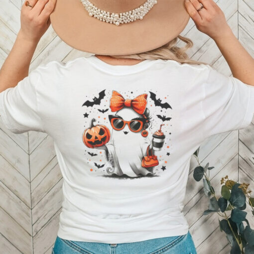 Spook tacular Ghost Trick or Treat Tee for Girls shirt