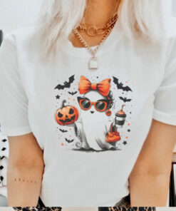 Spook tacular Ghost Trick or Treat Tee for Girls shirt