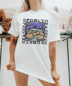 Spooky season pumpkin Halloween shirt