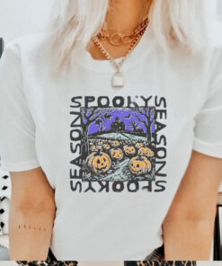 Spooky season pumpkin Halloween shirt