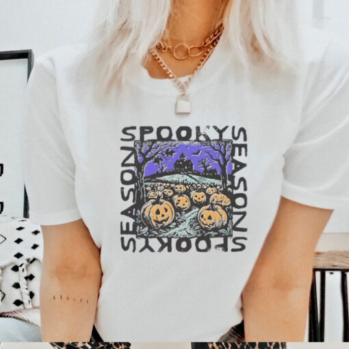 Spooky season pumpkin Halloween shirt