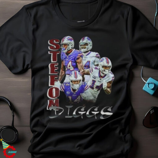 Stefon Diggs Vintage 90s Football Gift T Shirt