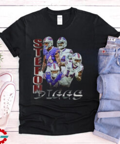 Stefon Diggs Vintage 90s Football Gift T Shirt