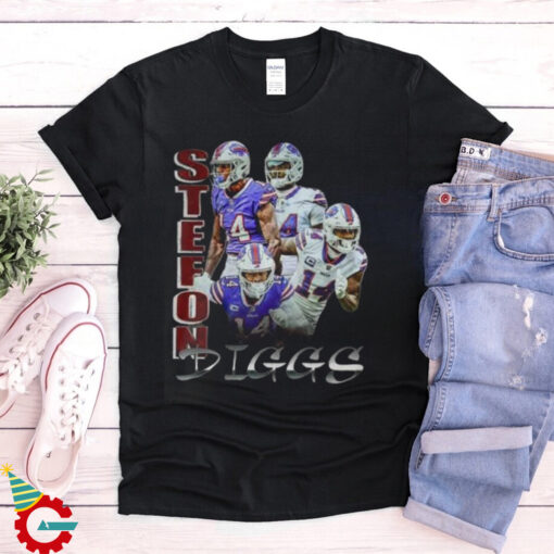 Stefon Diggs Vintage 90s Football Gift T Shirt