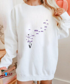 TCU Horned Frogs Heart Petals Shirt