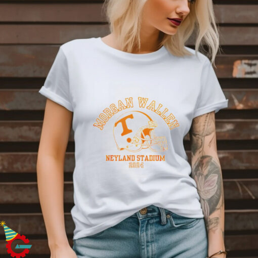 Tennessee Football Helmet X Morgan Wallen Neyland Stadium 2024 shirt