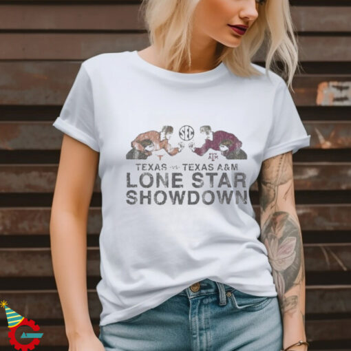 Texas longhorns vs Texas a m aggies lonestar showdown retro shirt