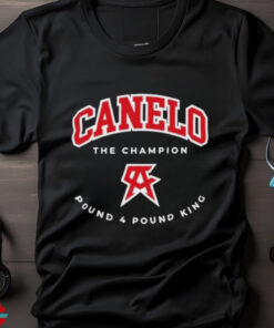 Saul Alvarez Canelo The Champion Pound 4 Pound King Sporty T shirts