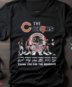 The Chicago Bears Champions Thank You For The Memories T Shirt