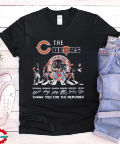 The Chicago Bears Champions Thank You For The Memories T Shirt