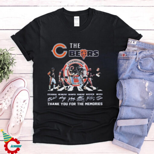 The Chicago Bears Champions Thank You For The Memories T Shirt