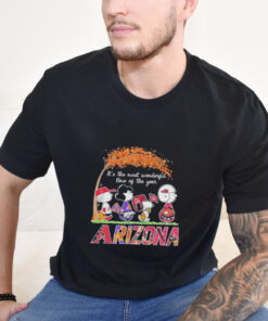 The Peanuts Movie Characters Arizona Sports It’s The Most Wonderful Time Of The Year 2024 Shirt