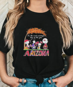 The Peanuts Movie Characters Arizona Sports It’s The Most Wonderful Time Of The Year 2024 Shirt