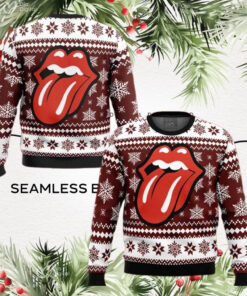 The Rolling Stones Ugly Christmas Sweater 2024 Unisex Sweater Xmas