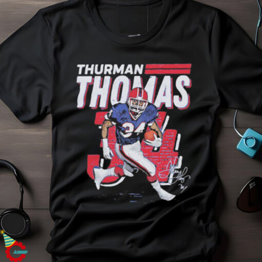 Thurman Thomas Buffalo Bills NFL football dash signature vintage shirt