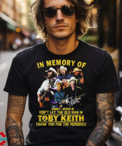 Toby Keith 1961 2024 Don't Let The Old Man In Thank For The Memories Shirt