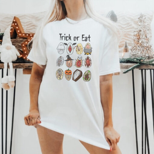 Trick or eat pussy Halloween shirt