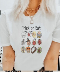 Trick or eat pussy Halloween shirt