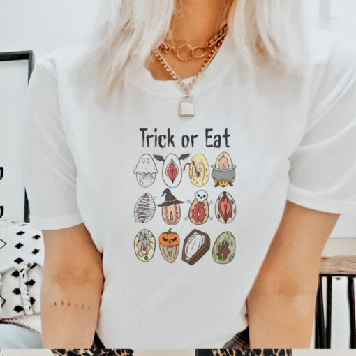 Trick or eat pussy Halloween shirt