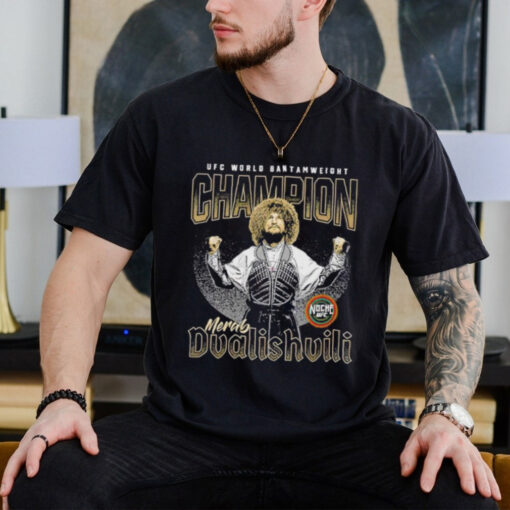 UFC world bantamweight Champion Merab Dvalishvili pose shirt