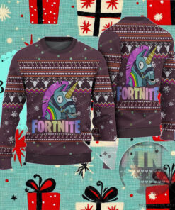 Unicorn Fortnite Clothes Ugly Christmas Sweater