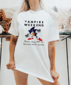 Vampire Weekend says no to fascists and racism shirt