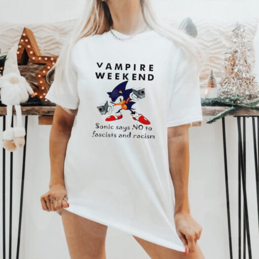 Vampire Weekend says no to fascists and racism shirt