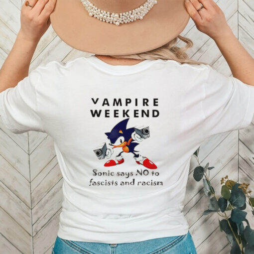 Vampire Weekend says no to fascists and racism shirt