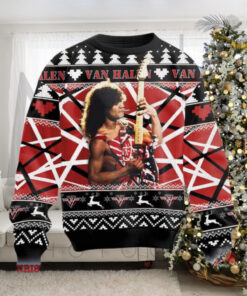 Van Halen Rock Band Eddie Runnin With The Devil Ugly Christmas Sweater