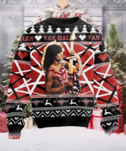 Van Halen Rock Band Eddie Runnin With The Devil Ugly Christmas Sweater