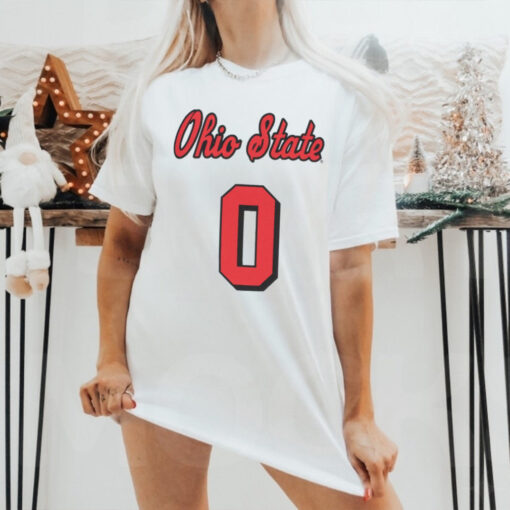 Ohio State Buckeyes Volleyball White T Shirt