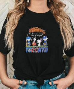 The Peanuts Movie Characters Toronto Sports It’s The Most Wonderful Time Of The Year 2024 Shirt