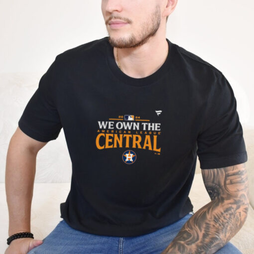 Official Houston Astros 2024 AL Central Division Champions Locker Room T Shirt