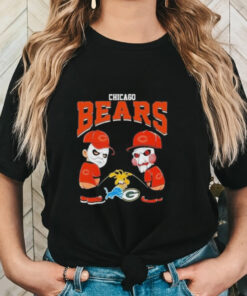 Official Michael Myers And Billy The Puppet X Chicago Bears Pee On NFL Teams Halloween 2024 Shirt