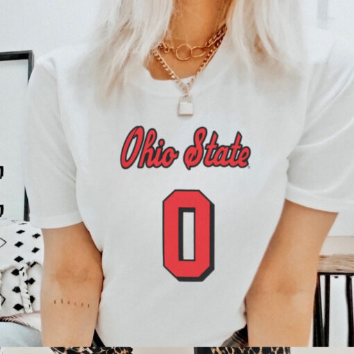 Ohio State Buckeyes Volleyball White T Shirt