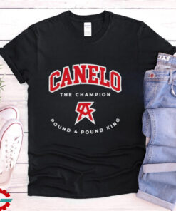 Saul Alvarez Canelo The Champion Pound 4 Pound King Sporty T shirts