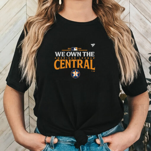 Official Houston Astros 2024 AL Central Division Champions Locker Room T Shirt