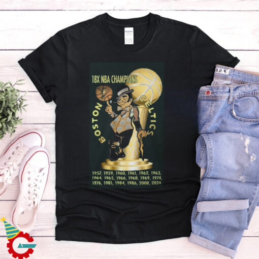 18X NBA Champions Boston Celtics Unisex T Shirt