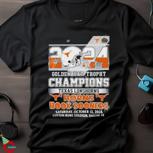 2024 Golden Hat Trophy Champions Texas Longhorns T Shirt