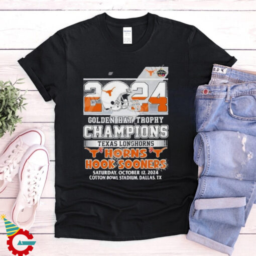 2024 Golden Hat Trophy Champions Texas Longhorns T Shirt