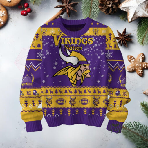 2024 Minnesota Vikings Nation Sweater