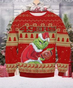 49ers Grinch Ugly Christmas Sweater