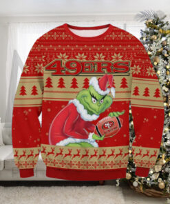 49ers Grinch Ugly Christmas Sweater