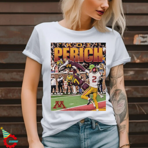 Koi Perich Winning Catch Minnesota Golden Gophers football shirt