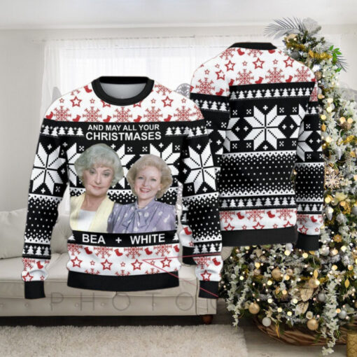 And My all Your Christmas Bea and White Christmas Ugly Christmas Sweater