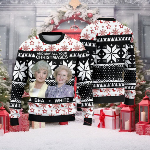 And My all Your Christmas Bea and White Christmas Ugly Christmas Sweater