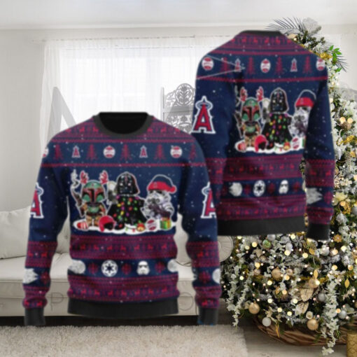 Angels Ugly Christmas Sweater Star Wars Characters Festive Design