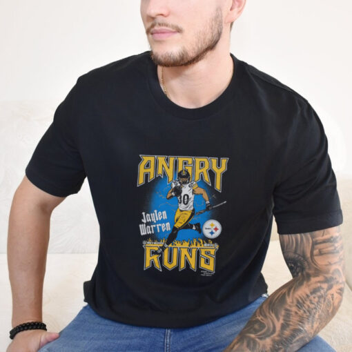 Angry Runs Steelers Jaylen Warren Shirt