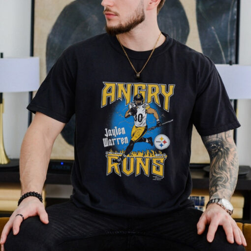 Angry Runs Steelers Jaylen Warren Shirt